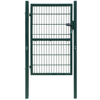 B&Q -  2D Fence Gate (Single) Green 106 X 170 Cm