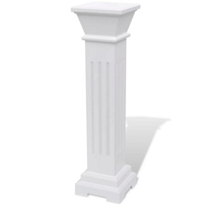 B&Q -  Classic Square Pillar Plant Stand Mdf