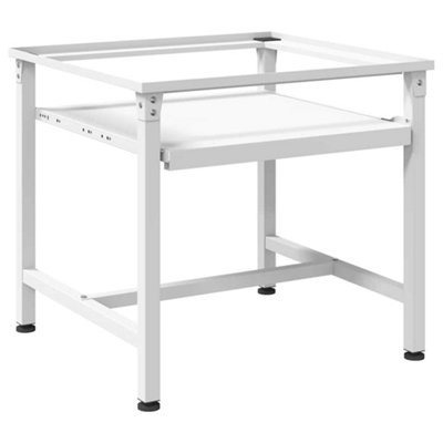 Vidaxl Washing Machine Pedestal With Pull-Out Shelf White from B&Q