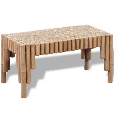 Vidaxl Coffee Table Bamboo Coffee Table from B&Q