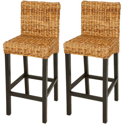 Vidaxl Bar Stools 2 Pcs Abaca Bar Stools from B&Q