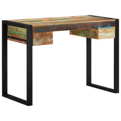 Vidaxl Desk Solid Reclaimed Wood Desks from B&Q