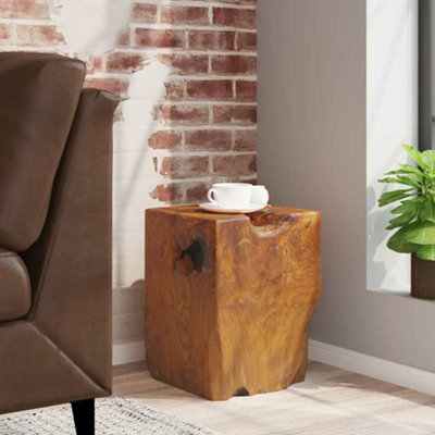 Vidaxl Stool Solid Teak Wood 30X30X40 Cm