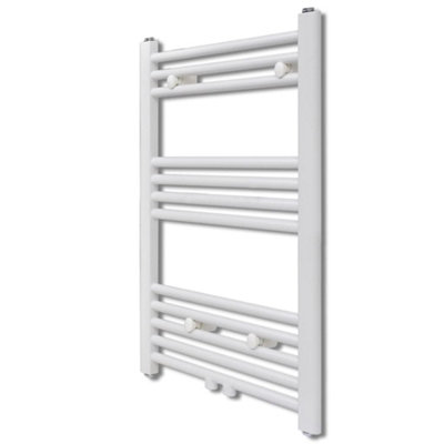 Walplus Bathroom Central Heating Towel Rail Radiator Straight 500 X 764 mm from B&Q