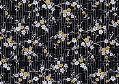 Fablon Sticky Back Self Adhesive Vinyl Oriental Blossom 45Cm X 2M Fab11764