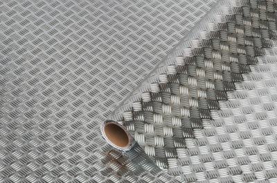 D-C-Fix Checker Plate Fablon Sticky Back Plastic Vinyl Criss Cross Steel Wrap 1.5M X 45Cm