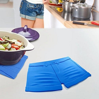 CKB LTD Hot Pants Shorts Trivet Silicone Worktop Saver Work Surface Protector Mat from B&Q