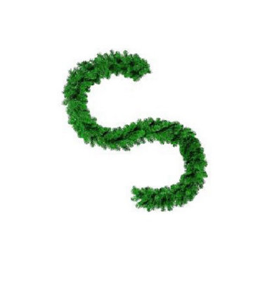 Imperial Pine Christmas Garland - Plain Green - 270cm X 25cm - Image 3