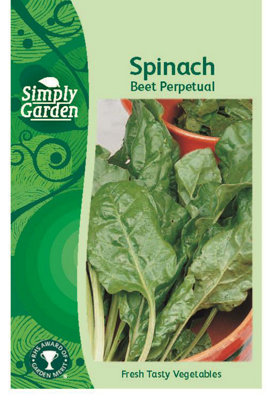 Spinach Beet Perpetual SeedsVegetableBee FriendlyAnnual from B&Q