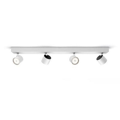 Philips Star Four-Bulb Led Ceiling Spot, White, Warmglow - Image 3