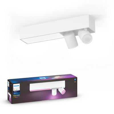 Philips Hue White And Colour Ambiance Centris 2-Spot Ceiling Light from B&Q