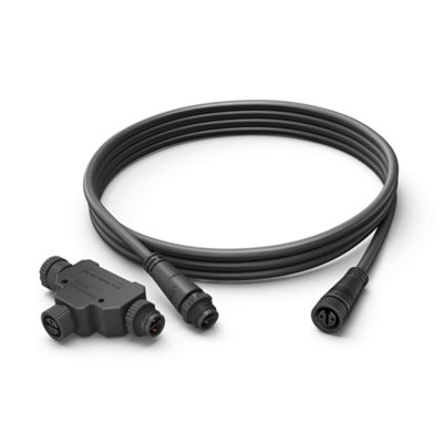 B&Q -  2.5M Outdoor Cable Extension + T-Part