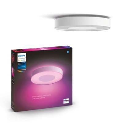 Philips Hue Infuse White & Colour Ambiance Smart Large Ceiling Light With Bluetooth. Works With Alex, Google Assistant And Apple Homekit, White - Image 3