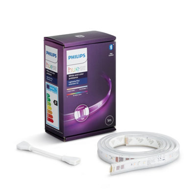 Philips Hue White And Colour Ambiance Lightstrip Plus Extension V4 1 Metre from B&Q