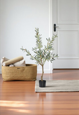 Garden Greatness Artificial Realistic Tall Potted Olive Tree from B&Q