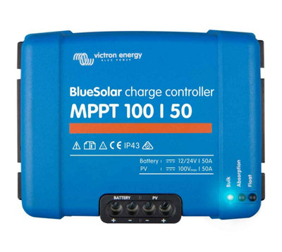 Victron Energy  Bluesolar Mppt Charge Controller 100/50 from B&Q