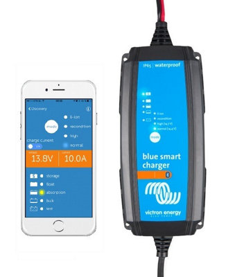 Victron Energy Blue Smart Ip65 Charger 12/10(1) 230V Uk Retail Bpc121031024R from B&Q