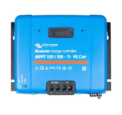 Victron Energy Bluesolar 100A Mppt 150/100 Tr-Ve Can Mc4 Solar Charge Controller from B&Q