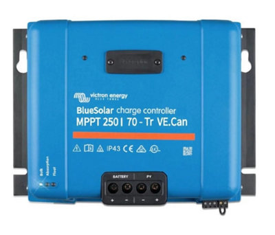 Victron Energy Victron Bluesolar 70A Mppt 250/70 Tr-Ve Can Mc4 Solar Charge Controller from B&Q