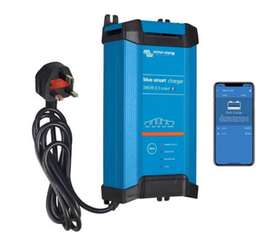 Victron Energy Blue Smart Ip22 Charger 24/16(3) 230V Uk Bpc241648022 from B&Q