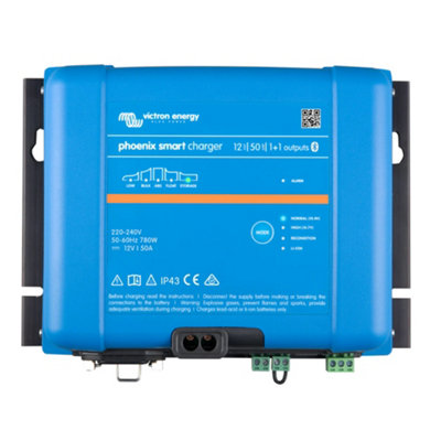 (Phoenix Smart Ip43 Charger 12/50(1) 85-250V) Victron Energy Ip43 Smart Battery Charger Lead Acid Or Lithium 12V 85-250V Input 8719076053507 - Image 3