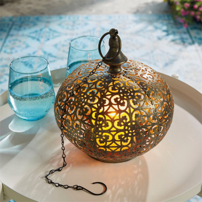 Netagon Luxform Lighting Usb Rechargeable Led Oriental Hanging Light from B&Q