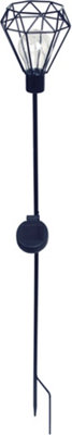 Luxform Solar Metal Wire Stake LED Light Diamond 26183 - Garden Patio Outdoor Lighting - Image 7
