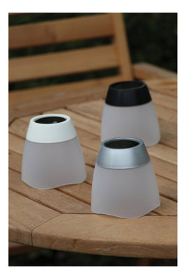 Luxform Solar Tumbler Table Lights Pk Of 12 32054 - Grey, Silver, White - Image 7