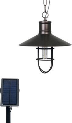 B&Q -  Solar Caledon Bronze Hanging Light