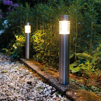 Luxform Unisex Metallic Silver Tacoma Solar Light 2Pk In - Image 5