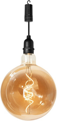 Netagon Luxform Ing Sphere Battery Powered Pendulum Hanging With 24 Hour Timer Light