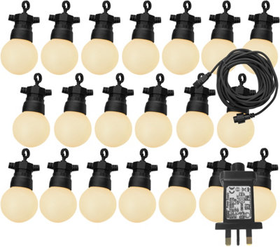 Netagon Luxform Lighting Indoor & Outdoor Honolulu 24V Led Festoon Light Set from B&Q