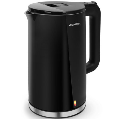 Aigostar Electric Kettle Double-Walled Anti-Scald 2200W 1.7L from B&Q