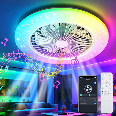 Aigostar Smart Ceiling Fan With Light And Remote from B&Q