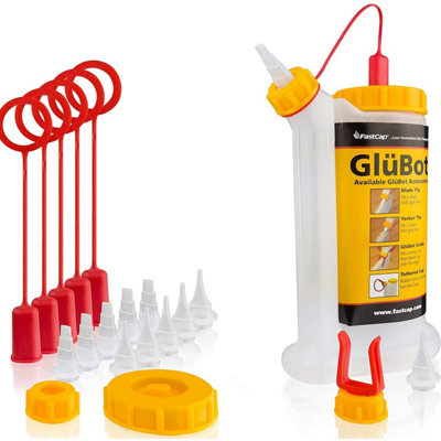 Fastcap Glubot Glue Bottle Dispenser & Accessory Pack 473Ml (16Oz) from B&Q