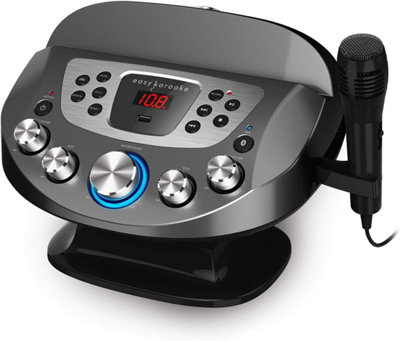 N-Gear Bluetooth Karaoke Machine With Microphone And Disco Lights from B&Q