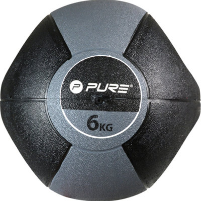 6kg Medicine Ball with Handles - - Image 2