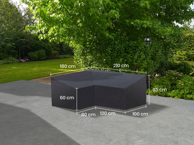 Norfolk Leisure Life Cover 03Lounge L-Shape Right L180Cm X W210Cm X H85/60Cm from B&Q