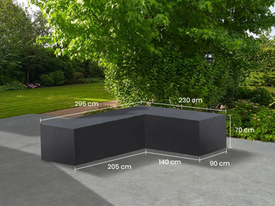 Norfolk Leisure Life Cover 22Lounge L-Shape Right L295Cm X W230Cm X H70Cm from B&Q