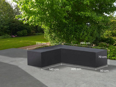 Norfolk Leisure Life Cover 23Lounge L-Shape Left  L230Cm X W295Cm X H70Cm from B&Q