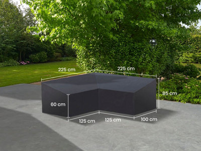 Norfolk Leisure Life Cover 01Lounge L-Shape L225Cm X W225Cm X H85/60Cm from B&Q