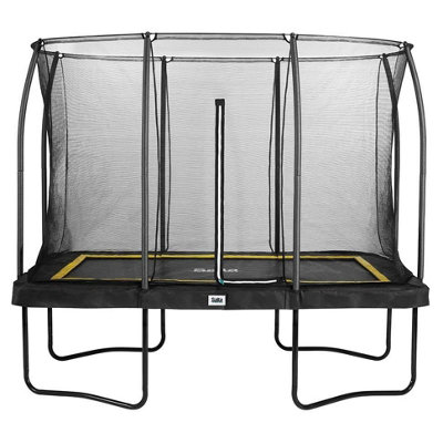 10Ft X 7Ft Salta Black Comfort Edition Rectangular Trampoline With Enclosure from B&Q
