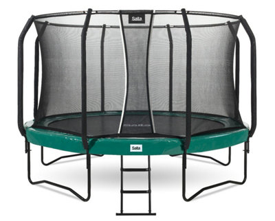 10Ft Salta Greem Round First Class Edition Trampoline With Enclosure from B&Q