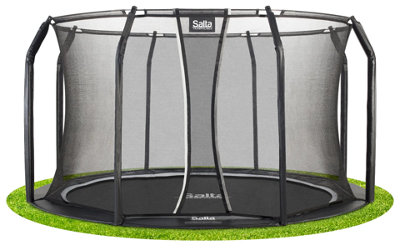 13Ft Salta Royal Baseground Round Trampoline With Enclosure from B&Q