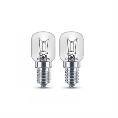 Philips E14 26W Warm White Halogen Dimmable Light BulbPack Of 2 from B&Q