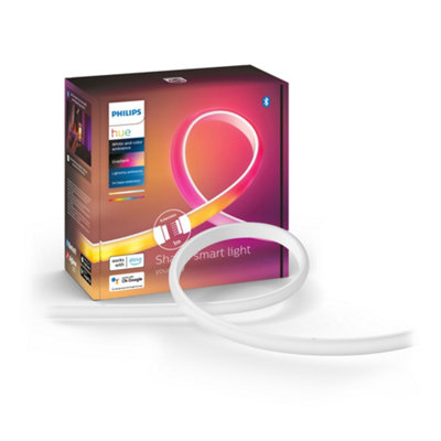 B&Q -  Gradient Light Strip Extension 1M White & Colour Ambiance Smart Led Kit With Bluetooth
