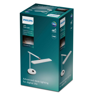 B&Q -  Led Vdtmate Desk Lamp 13.7W 27-65K White