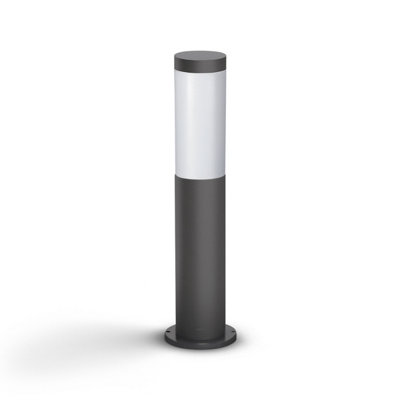 Philips Led Utrecht Outdoor Pedestal Light Anthracite 20W from B&Q