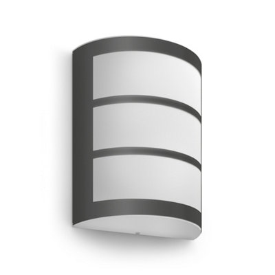 B&Q -  Led Python Outdoor Wall Light Anthracite