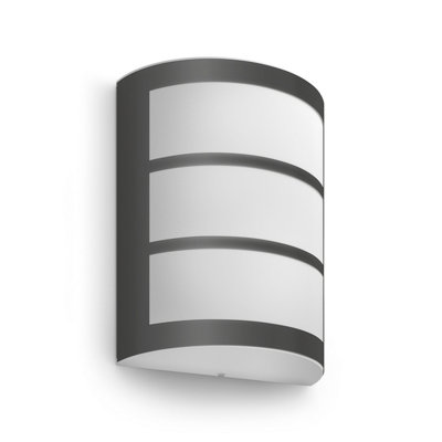 B&Q -  Led Python Outdoor Wall Light Anthracite 40K
